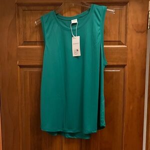 a new day Teal Sleeveless Tank Top